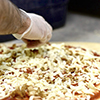 making pizza